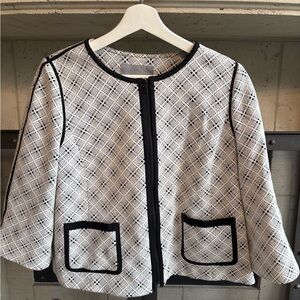 Classiques Entier Monochrome Patterned Jacket